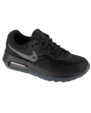 Nike Kinderen/Kinderen Air Max Motief Suède Trainers (Zwart)