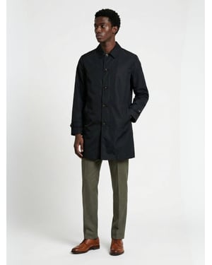 James Harry Brown Basic Raincoat in Black