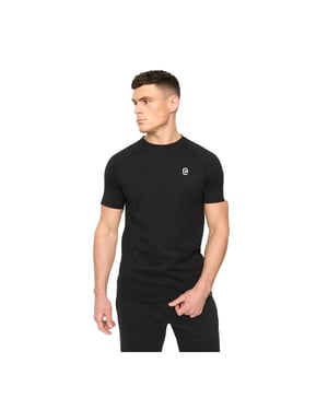 Crosshatch Heren Cresswill T-Shirt (Zwart)