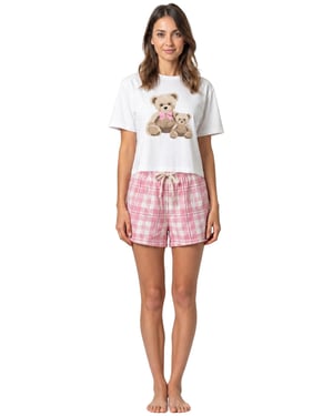 Kruze | Womens Pyjama Set - T-Shirt & Shorts