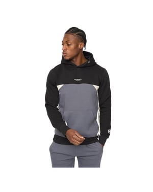 Crosshatch Heren Castlebay Hoodie (Slate)