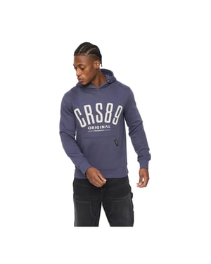 Crosshatch Heren Hallfell Hoodie (Marineblauw)