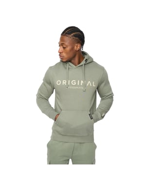 Crosshatch Herr Bardon Hoodie (Oliv)