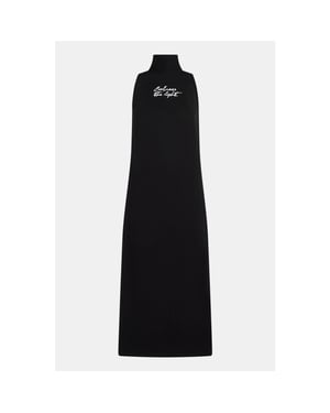 Penn & Ink S26t1287ltd 90-01 penn en ink dress print black white