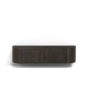 Livingfurn tv-meubel novero espresso zwevend 35x140x33cm