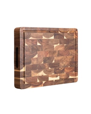 Casa di Elturo Snijplank lucano l40,5 x b34 cm – massief acaciahout – extra dik hakblok met