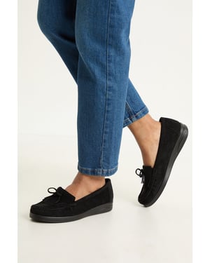 Good For The Sole: Karis Faux Suede Comfort Tassle Loafers