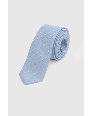 Light Blue Geo Tie