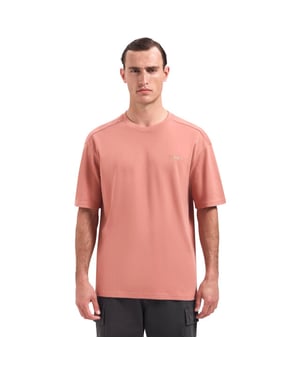 No Excess T-shirt crewneck graphic coral