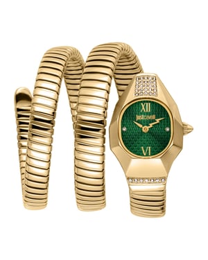 Just Cavalli JC1L397M0045 Ladies Signature Snake Lunara Watch
