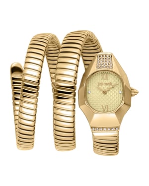 Just Cavalli JC1L397M0035 Ladies Signature Snake Lunara Watch