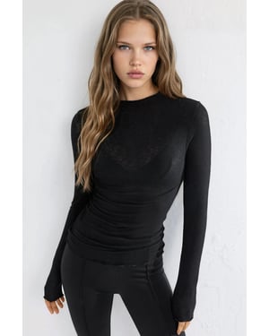 Long Sleeve Slim Fit Blouse