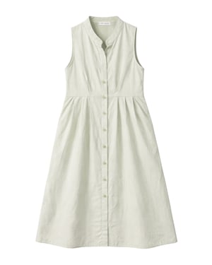 Geknoopte Tippet Kraag Maxi Jurk