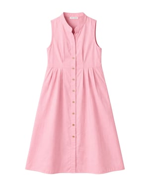 Geknoopte Tippet Kraag Maxi Jurk