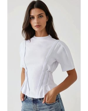 Fitted Crew Neck T-shirt