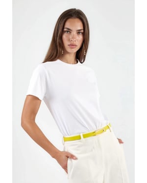 Plain Crew Neck Cotton T-Shirt