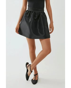 Hoge Taille Ballon Mini Rok