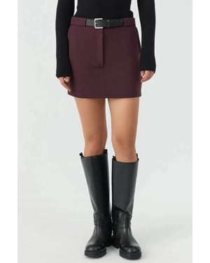 Hög midja mini shorts