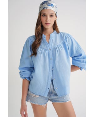 Musselijn Katoenen Shirt