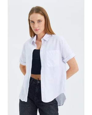 Korte Mouw Shirt met Zakken