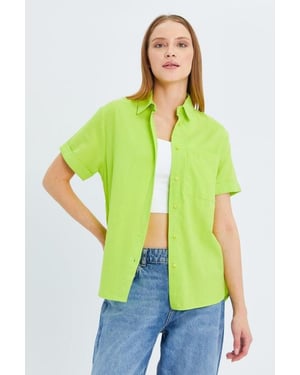 Korte Mouwen Shirt met Zakken