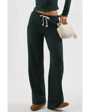Straight Leg Sweatpants with Drawstring