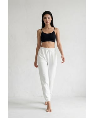 Joggingbyxor med elastisk midja