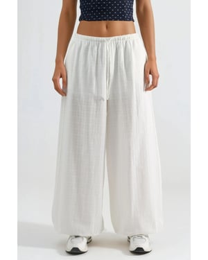 Baggy Elastische Taille Joggers