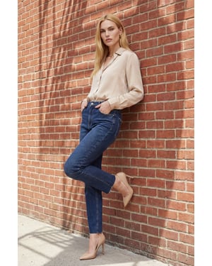 Hoge Taille Skinny Jeans Pants