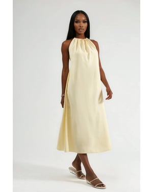 Halterneck Midi-jurk