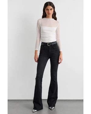 High Waist Flare Jeans