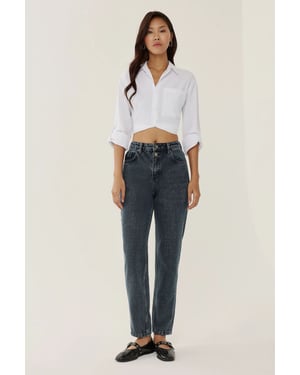 High Waist Mom Fit Jeans