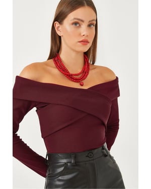 Mouwloze Gestructureerde Ribblouse