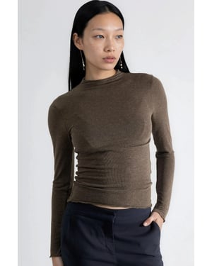 Long Sleeve Slim Fit Blouse