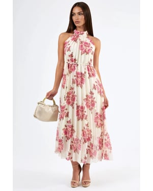 Floral Maxi-jurk met Strikdetail