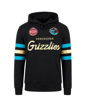 Mitchell & Ness NBA Vancouver Grizzlies Championship Mens Black Hoodie