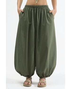 Elastische Taille Ballon Broek