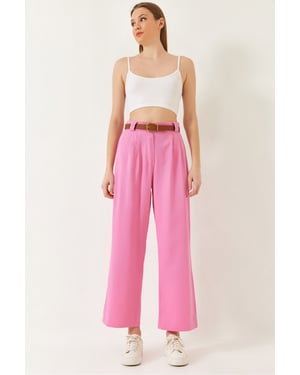 Brede Pantalon met Riem