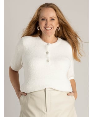 YEST CURVE Hera Tops Winter White