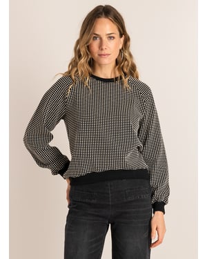 IVY BEAU Sabien Black/Off White