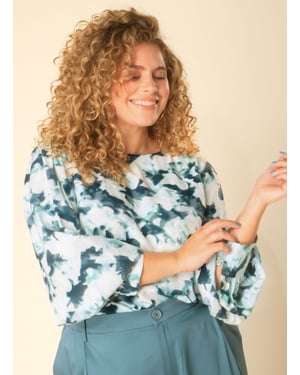 YEST CURVE Hanika Tops  Mint/Multi