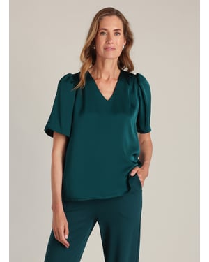 YEST Pippa Essential Tops  Teal Green