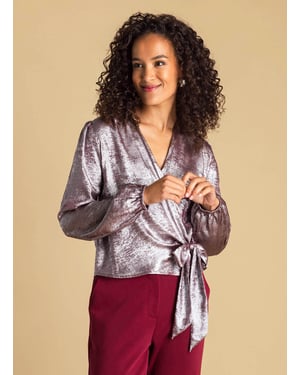 IVY BEAU Alaia Tops Dark Red