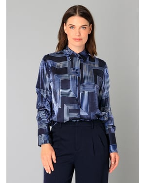 YEST Bibiana Tops  Dark Navy/French Blu