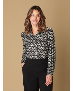 IVY BEAU Sylvie Tops Black/Multi