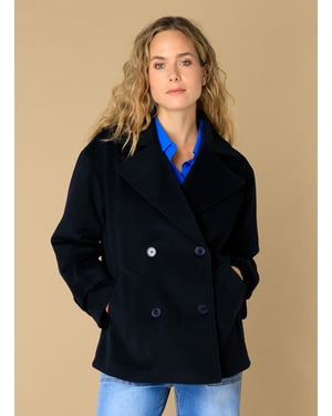 IVY BEAU Emmy Coats & Jackets Dark Blue