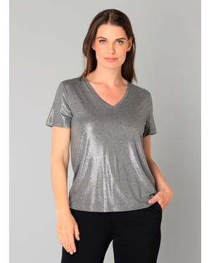 YEST Genelia Essential Tops  Silver