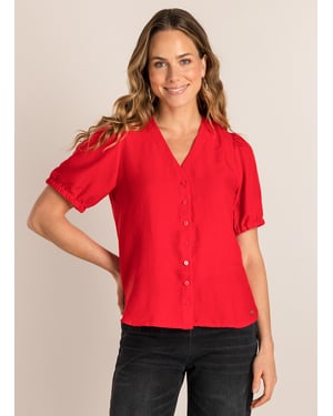IVY BEAU Serina Tops Red