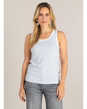 IVY BEAU Graciana Tops White/Grey