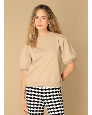 IVY BEAU Erina Tops Wood Ash